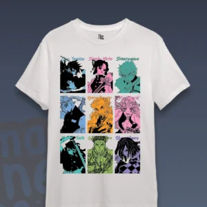 Camiseta de los Pilares de Kimetsu no Yaiba
