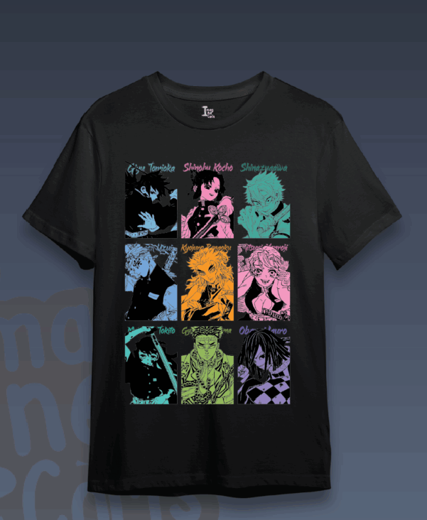 Camiseta de los Pilares de Kimetsu no Yaiba - Image 2