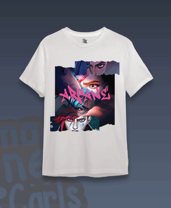 Camiseta Arcane Jinx y Vi