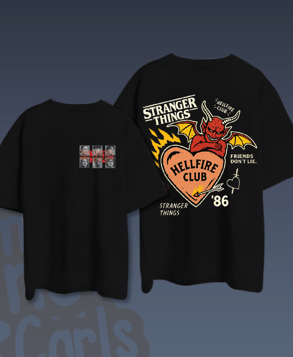Camisetas Oversize de Stranger things