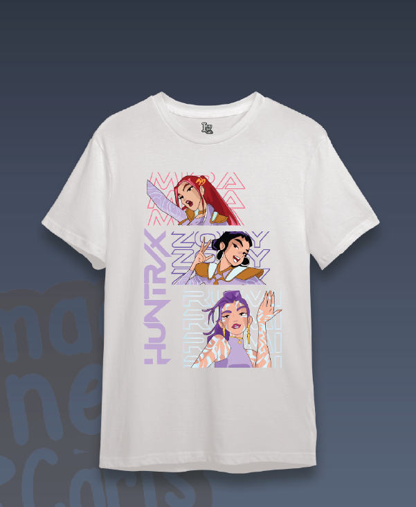 Camiseta de Kpop demon Huntrix