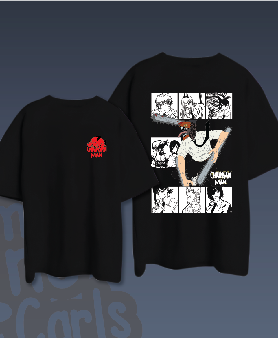 Camisetas Oversize de Chainsawman