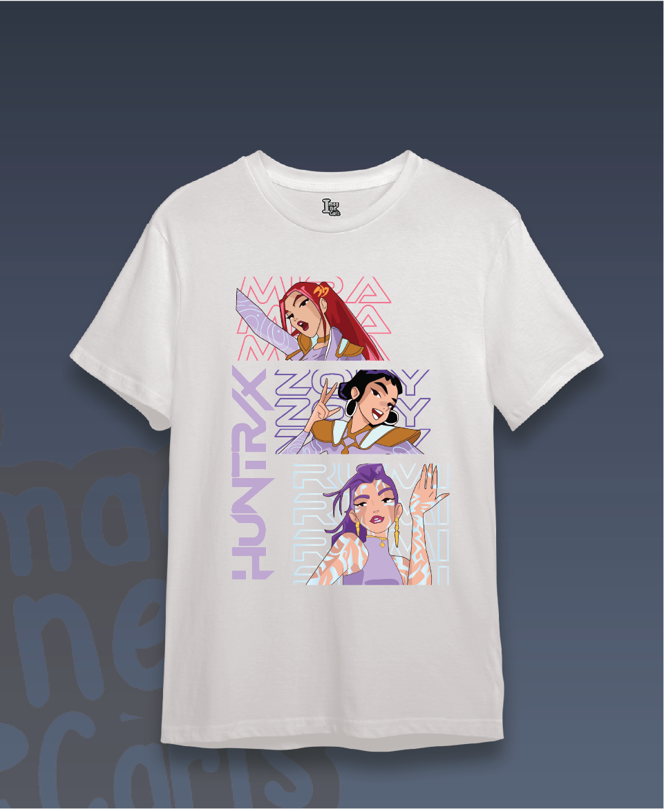 Camiseta de Kpop demon Huntrix