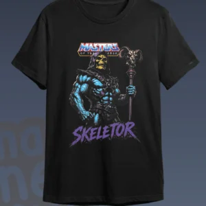 Camiseta Master of the universe Skeeletor negra