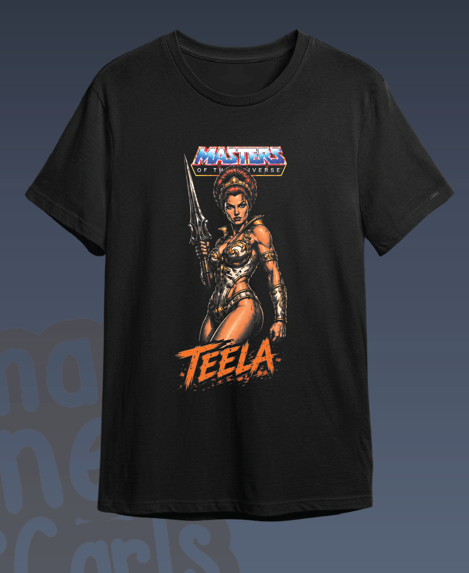 Camiseta Master of the universe Teela negra