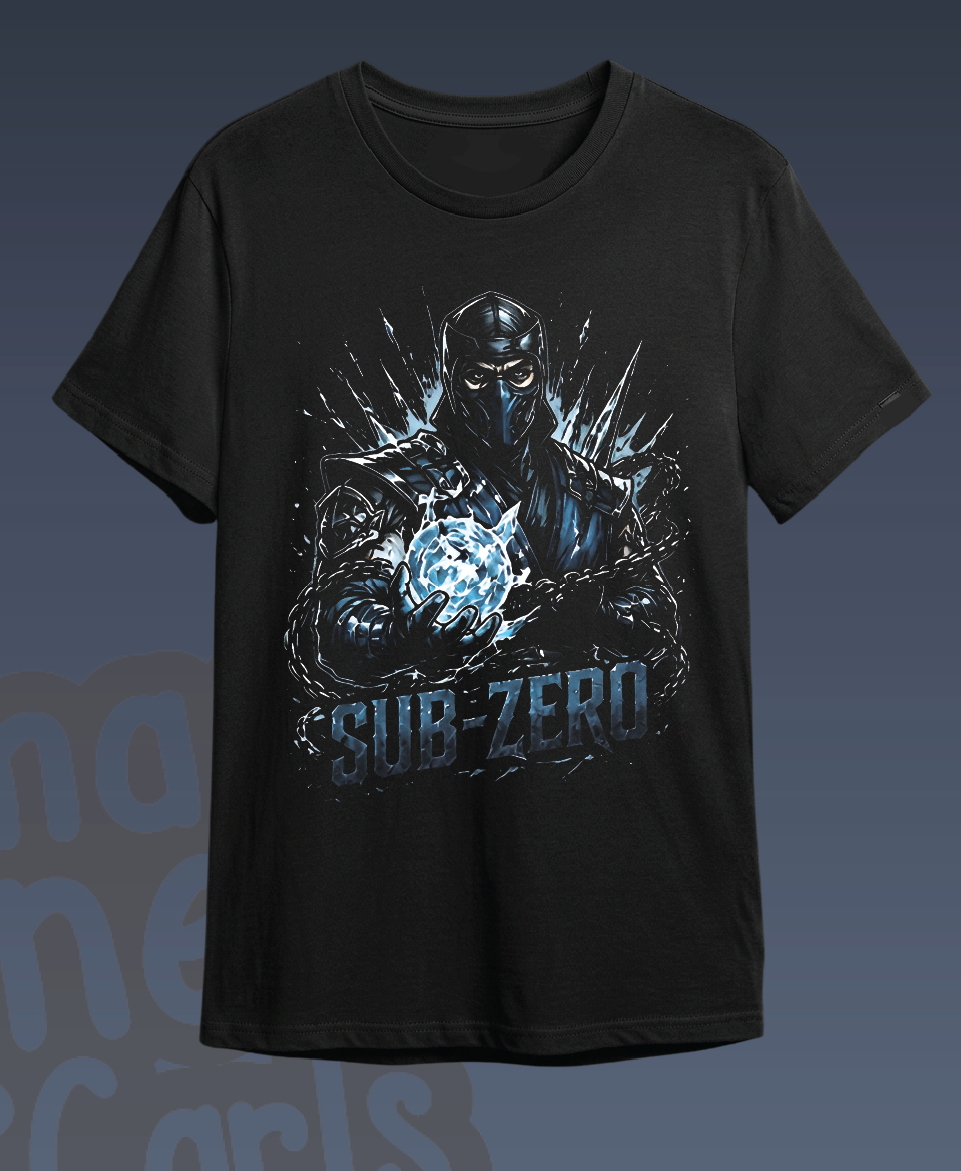 Camiseta Mortal Kombat Sub Zero