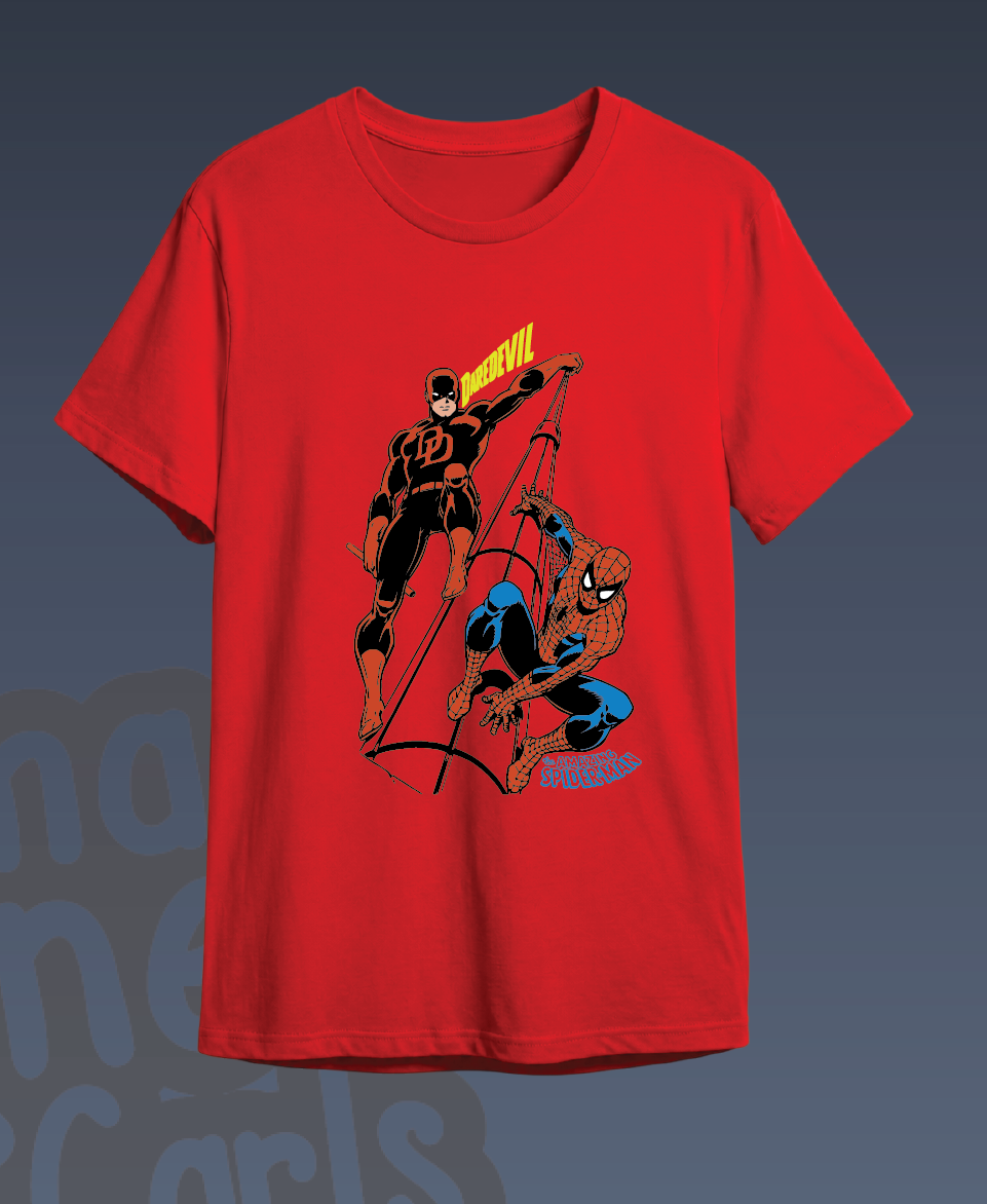 Camiseta Spider-Man y Daredevil