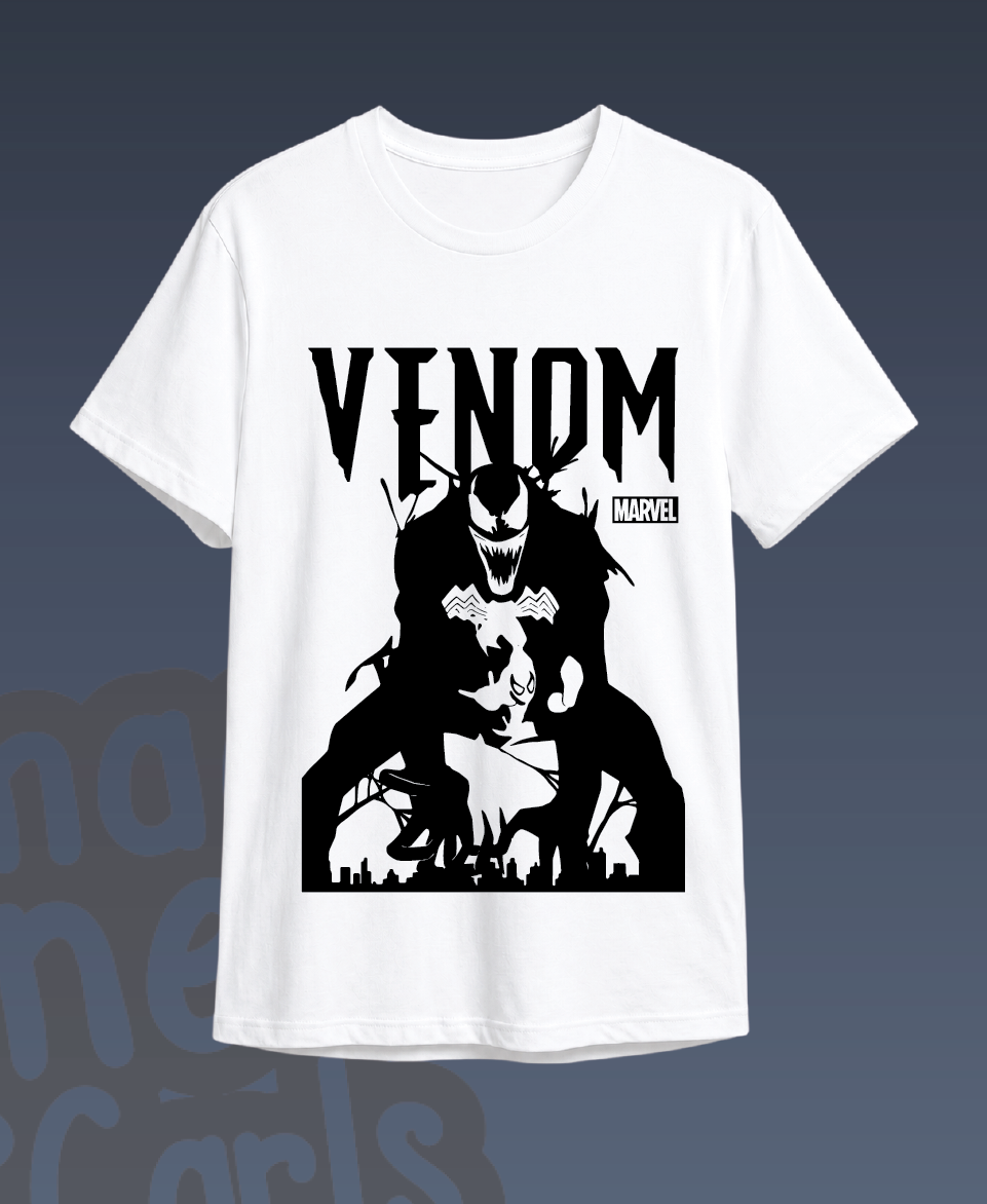 Camiseta Spider-Man Venom blanca