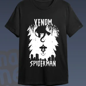 Camiseta Spider-Man Venom city negra