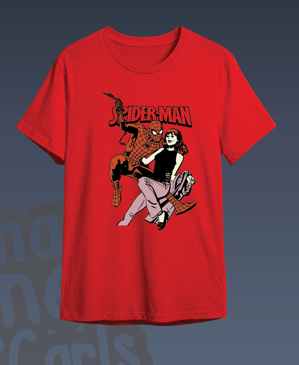 Camiseta Spider-Man y Mary Jane