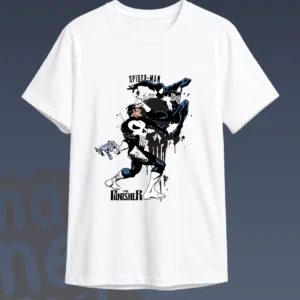 Camiseta Spider-Man y Punisher