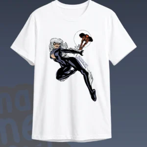 Camiseta Spider-Man y Black cat