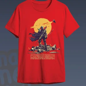 Camiseta Star Wars The Mandalorian Roja