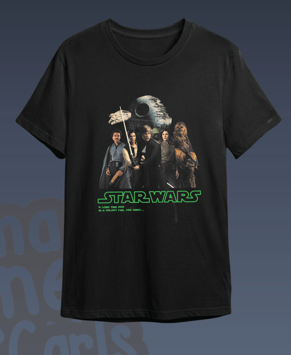 Camiseta Star Wars trilogia 2