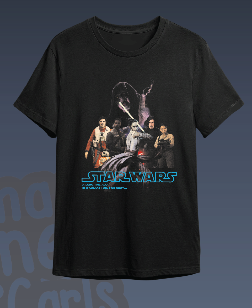 Camiseta Star Wars trilogia 3