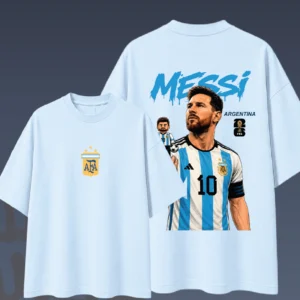 Camiseta Oversize Messi Argentina