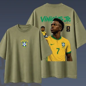 Camiseta Oversize Vinicius Jr Brasil